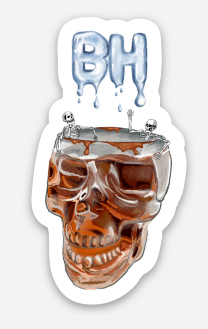Lazy Bones Sticker