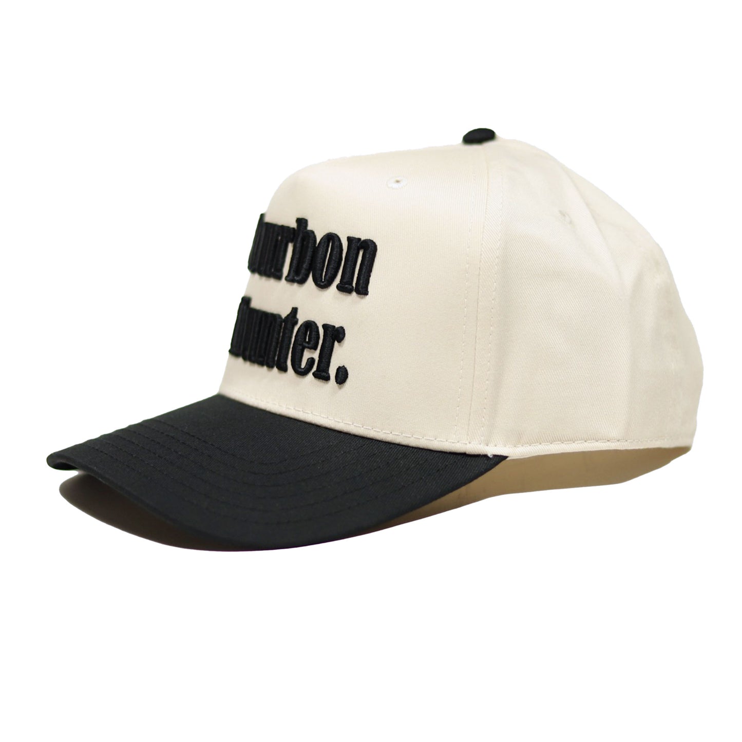 BH Text Hat - Natural/Black