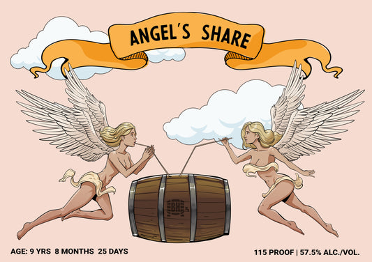 “Angel Share” Single Barrel Bourbon #990